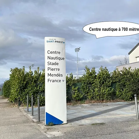 T3 cosy Eurexpo, stade et Arena Parking gratuit Lägenhet